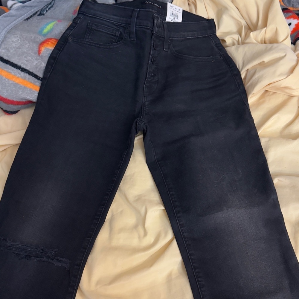 Lucky Brand Dark Wash Mid Rise Jeans